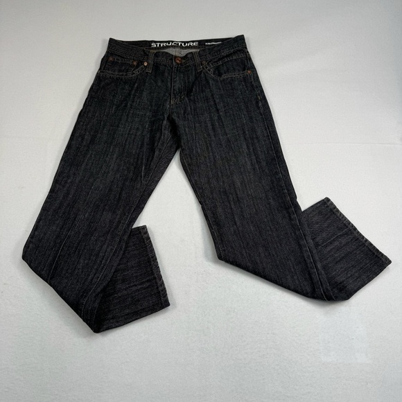 Structure Other - Structure Jeans Mens Size 32X30 Gray Black Slim Straight Leg